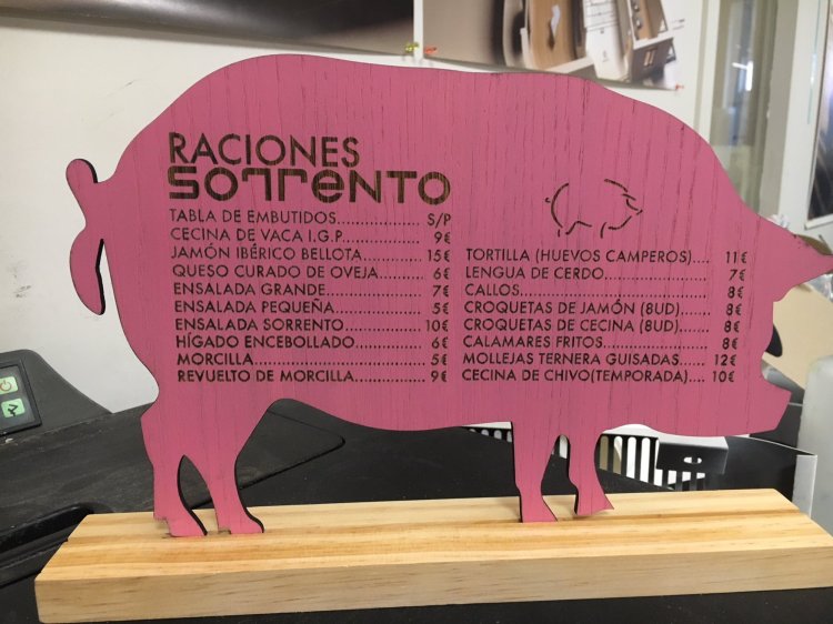 Cartas restaurante